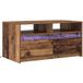 Table basse en bois ancien 90 x 50 x 45 cm bois d'ingénierie