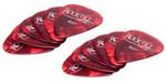 Rocktile Plectrums Red Tortoise Heavy 12 Stuks Set