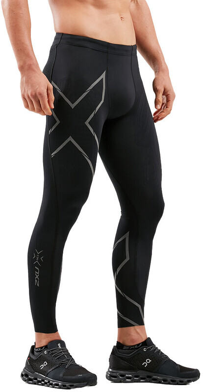 2XU MCS Run Compression Leggings Heren, black/ black reflective