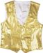 Finidi Pailletten gillet vestje goud XL