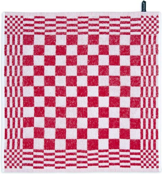 Byrklund Keukenhanddoeken set Clean & Fresh - 6 stuks - Rood - 100% Katoen - 50x50 cm