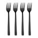 Aida Fourchette Raw, lot de 4 Noir