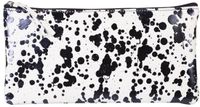 Clairefontaine 410114C - Platte Schooletui 22x11cm, Donkerblauw Lamsleer