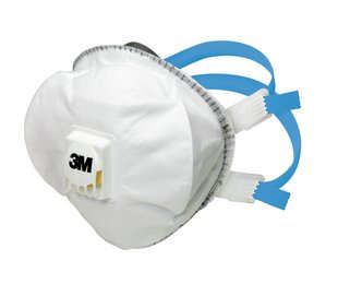 3M FFP2 Stofmasker - Wit - 1 stuk