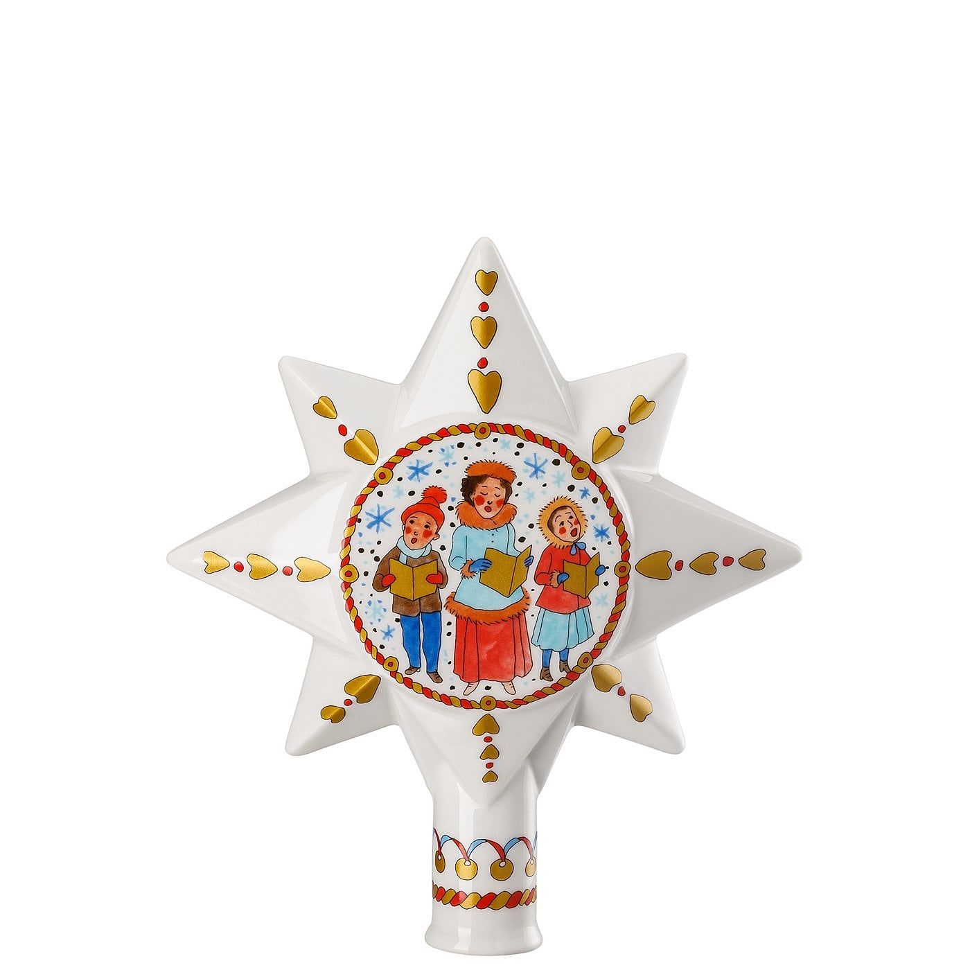 Hutschenreuther Kerstornament 02265-727312-27821 - Kerstmarkt 2019 - Porselein - 17 cm