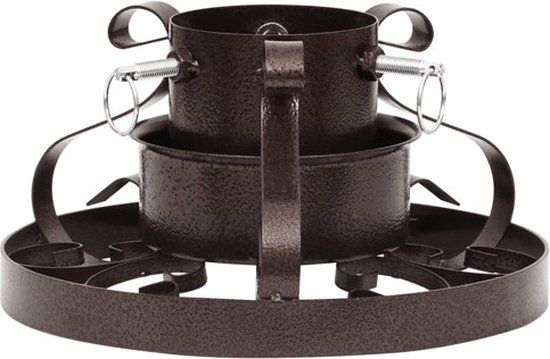 vidaXL Kerstboomstandaard - Antiek Koper - Metaal - 29x29x15,5 cm