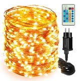 chaîne lumineuse LED 50 mètres 500 LED fil de cuivre dimmable avec télécommande