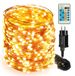 chaîne lumineuse LED 50 mètres 500 LED fil de cuivre dimmable avec télécommande