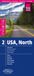 Reise Know-How USA North Road Map (1:1,250,000)