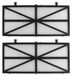 Merkloos Solidchoice Reservefilterpanelen voor Zwembadreiniger Robot