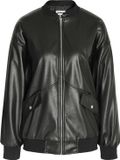 Noisy May NMRONJA OVERSIZE PU BOMBER JACKET NOOS Bomberjack zwart L