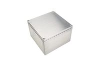 RS PRO Roestvrijstalen klemkast IP66, BxDxH 175mm x 175mm x 120mm