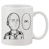 Acen Merchandise One Punch Man Ok keramische mok, wit, 11oz