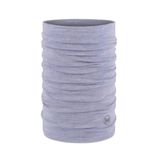 Buff Multifunctionele sjaal van 100% merinowol, wandelen, outdoor, duurzaam, licht, voor heren, dames, eenheidsmaat, lila