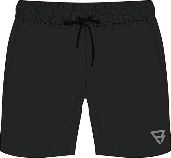 Brunotti Bru-conic Zwembroek Heren - Zwemshort met 4-Way Stretch - Black - L