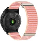 By Qubix Qubix - Geschikt voor Garmin bandje - 22mm Quickfit - Nylon Sport Loop bandje - Roze - Geschikt voor Garmin Approach S60 & S62 / Instinct / Instinct 2 (Solar)
