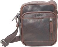 Esquire Buffalo 85 Crossbody Bag Brown