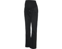Mama Licious Uitlopende zwangerschapsjeans Flared fit Mid waist Jeans Black Denim