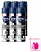 NIVEA MEN Déodorant Spray Invisible for Black & White, 6 x 150 ml