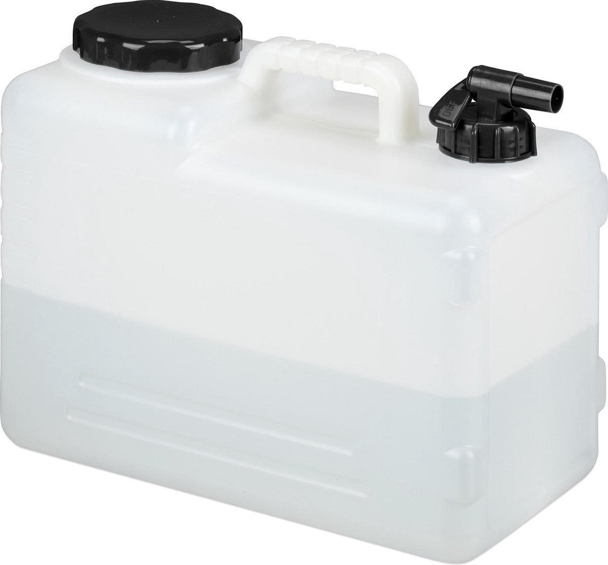 Relaxdays Jerrycan met kraan - waterjerrycan - schroefdeksel - handvat - camping watertank