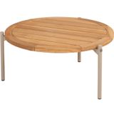 4 Seasons Outdoor Yoga lounge tuintafel 73xH35 cm aluminium latte