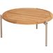 4 Seasons Outdoor Yoga lounge tuintafel 73xH35 cm aluminium latte