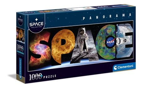Clementoni Space Collection Contour Puzzle - 1000 Pieces - Art Puzzle for Adults & Kids - 14+ Years