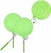 Concorde Vliegenmepper compact - 3x - Uitschuifbaar tot 60 cm - groen - Insecten killer