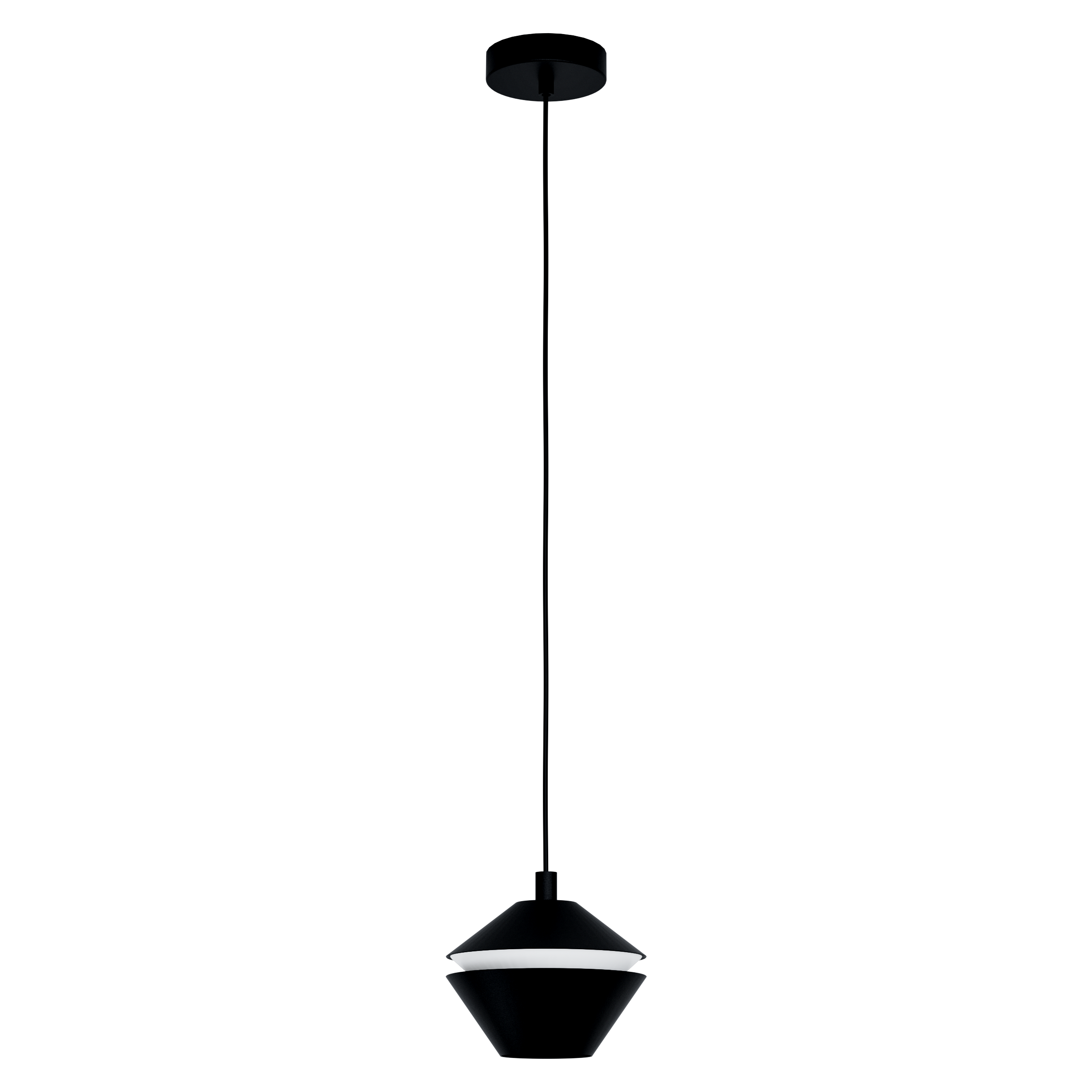 EGLO Perpigo Hanglamp - Zwart - 400 Lumen - GU10