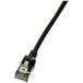 Merkloos / Sans marque LogiLink CQ9033S RJ45 Netwerkkabel, patchkabel CAT 6A U/FTP 1.00 m Zwart