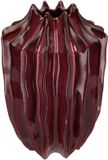 DK design Vaas Juna Keramiek Burgundy Paars 22x30cm