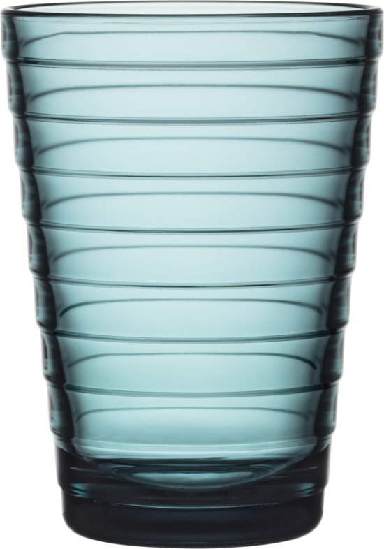 Iittala Aino Aalto Glas - 33cl - Zeeblauw - 2 stuks