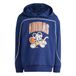 adidas Unisex niños ADIDAS DISNEY MICKEY MOUSE HOODED SWEATSHIRT, dark blue/Pure Orange/off white, 7-8 Years