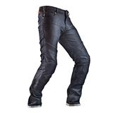SHIMA Gravity Motorjeans voor heren, ademende elastische Cordura bikerbroek voor mannen, regular met kevlar laag, kniebeschermers, Coolmax-vezels (blauw, 34)