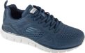 Skechers Track - Leshur, Mannen, Blauw, Sneakers, maat: 42,5