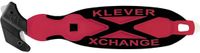 KLEVER KCJ-XC-65R XChange™ 65 Veiligheidsmes Rood/zwart, 10 stuk(s)