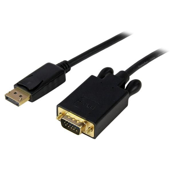 StarTech.com DisplayPort naar VGA Adapter Converter Kabel - 1.8 m - Zwart