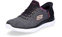 Skechers SUMMITS-DAZZLING HAZE 149937 BKMT sneakers slip in dames zwart