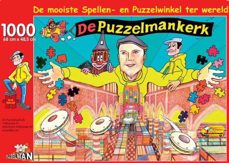 Puzzelman De Puzzelmankerk - Marc De Vos Puzzel (1000 stukjes)