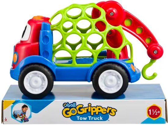 Oball Bright Starts Oball Go Grippers Tow Truck - 18+ months