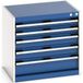 Bott Werkplaatskast met laden cubio SL-666-5