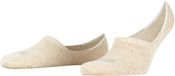 FALKE Step High Cut onzichtbaar effen katoen footies heren beige - maat 47-50