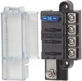 Blue Sea Systems BSS Zekeringblok St-Blade Compact 4-V + Cover