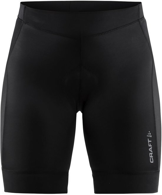 Craft Fietsbroek Rise Shorts - Fietsbroek - Dames - Black - L