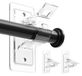 Solidchoice - Set de 2 tringles à rideaux adhésives sans perçage