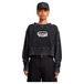 G-STAR Overdyed Cropped Logo Loose Sweatshirt dames Sweater