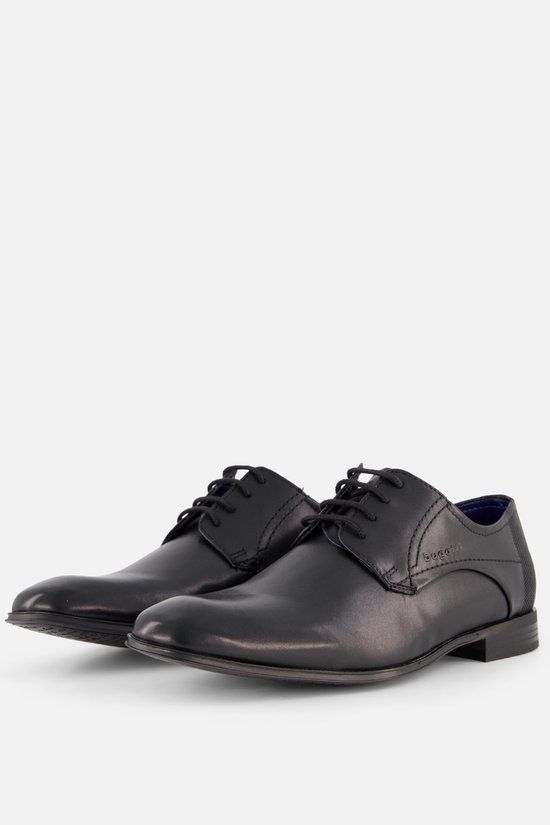 Bugatti Mattia II Veterschoenen zwart Leer