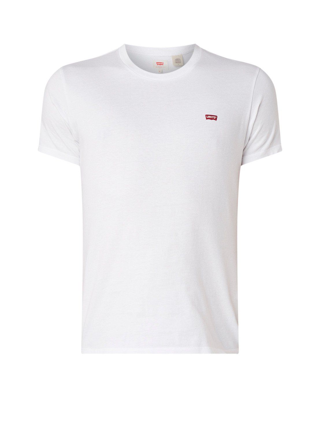 Levi's Basic T-shirt van katoen met merkapplicatie - 5400599136312