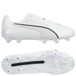 PUMA KING PLATINUM FG/AG chaussures de football unisexe, Noir/Blanc/Or, Taille 46,5