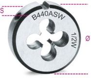 BETA POLSKA Sp. z o.o. Snijplaten, Whitworth draad verchroomd staal 440ASW 1/8